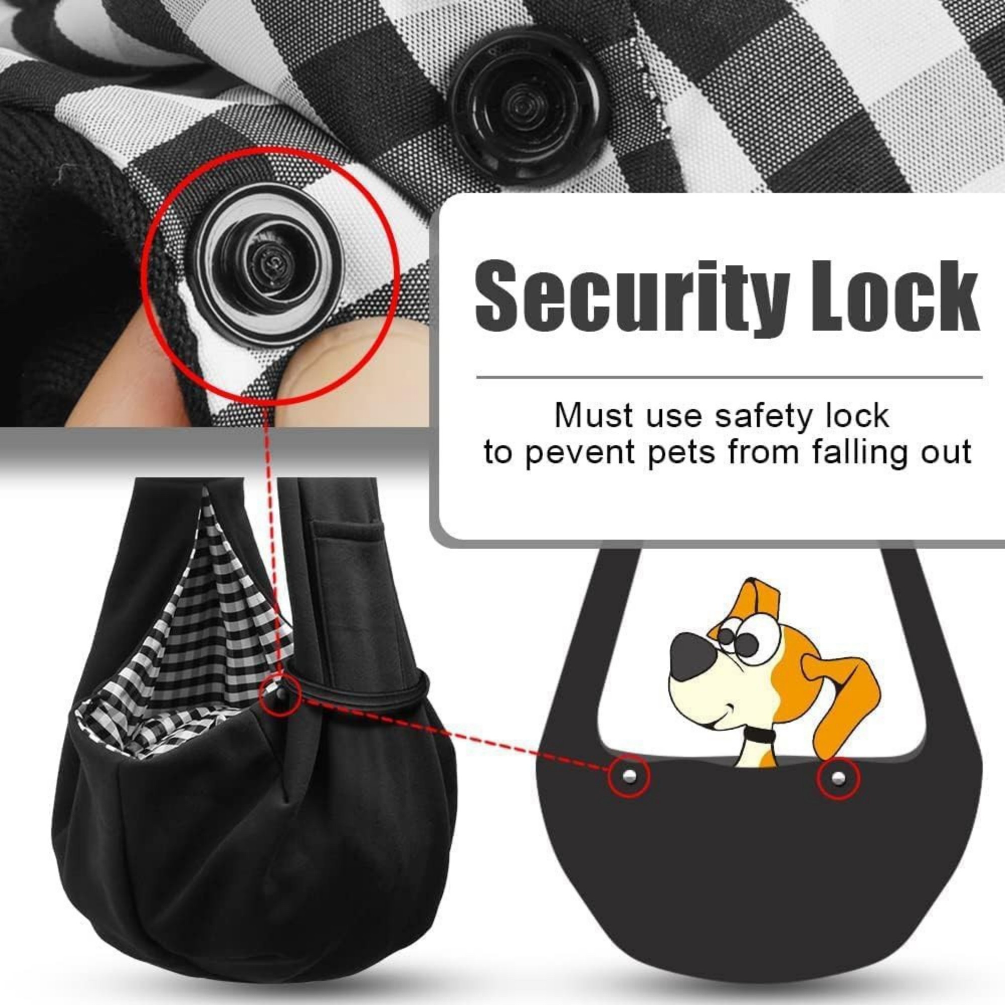 Small Dog Sling Carrier 2