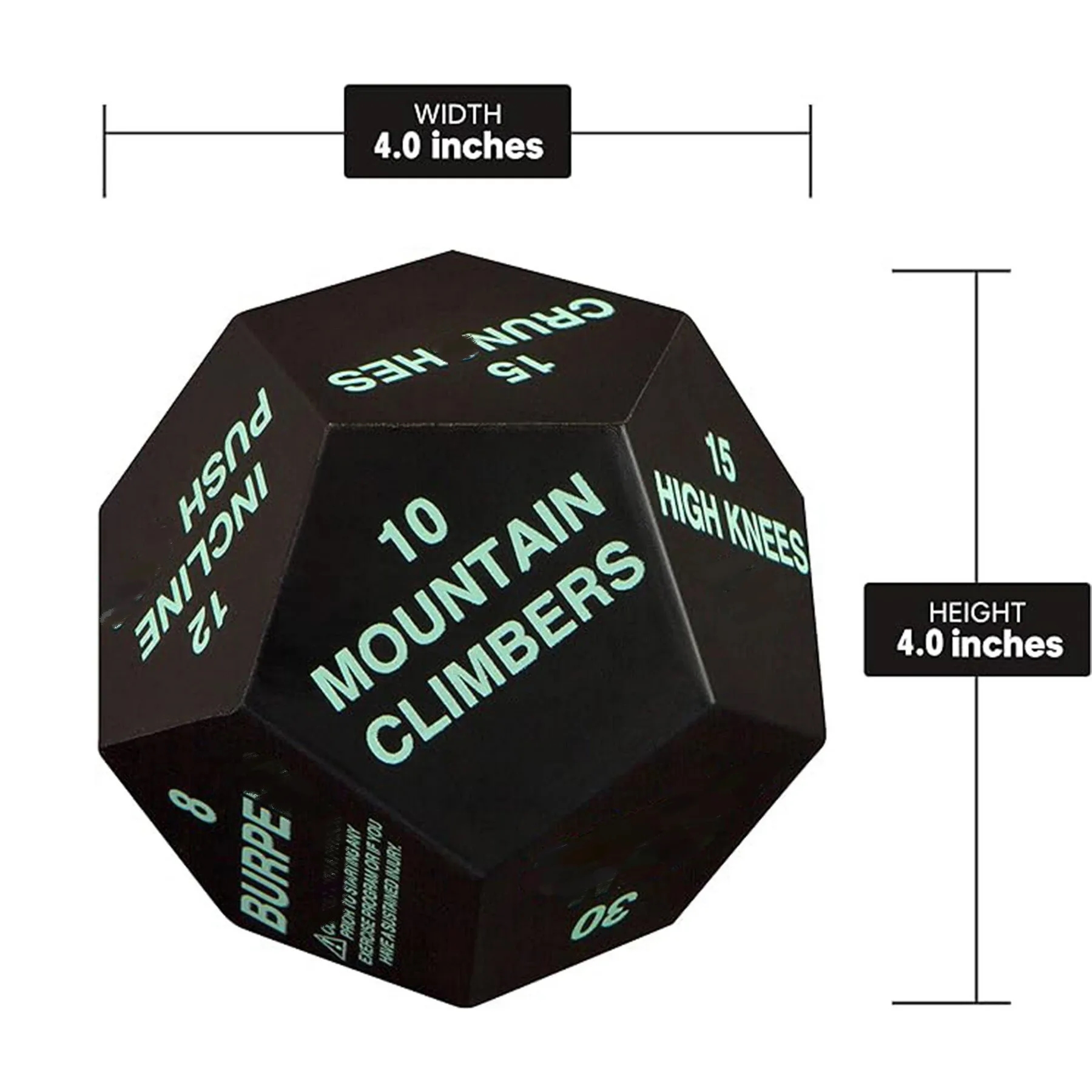 12 Sided PU Dice Squeeze Toy Stress Reducer 8