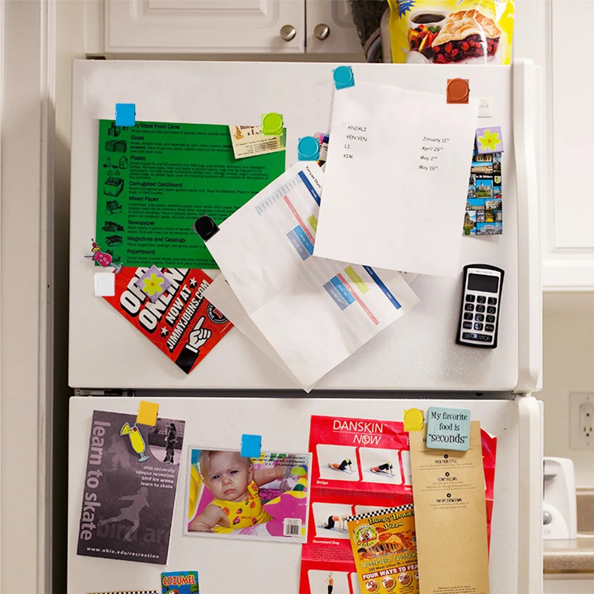 Colorful Fridge Magnetic Clips Heavy Duty Magnets 6