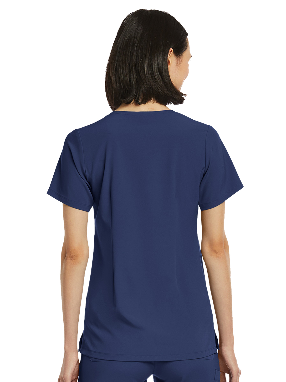 ScrubJoy Originals - Women's Fitted One-Pocket V-Neck Top 4