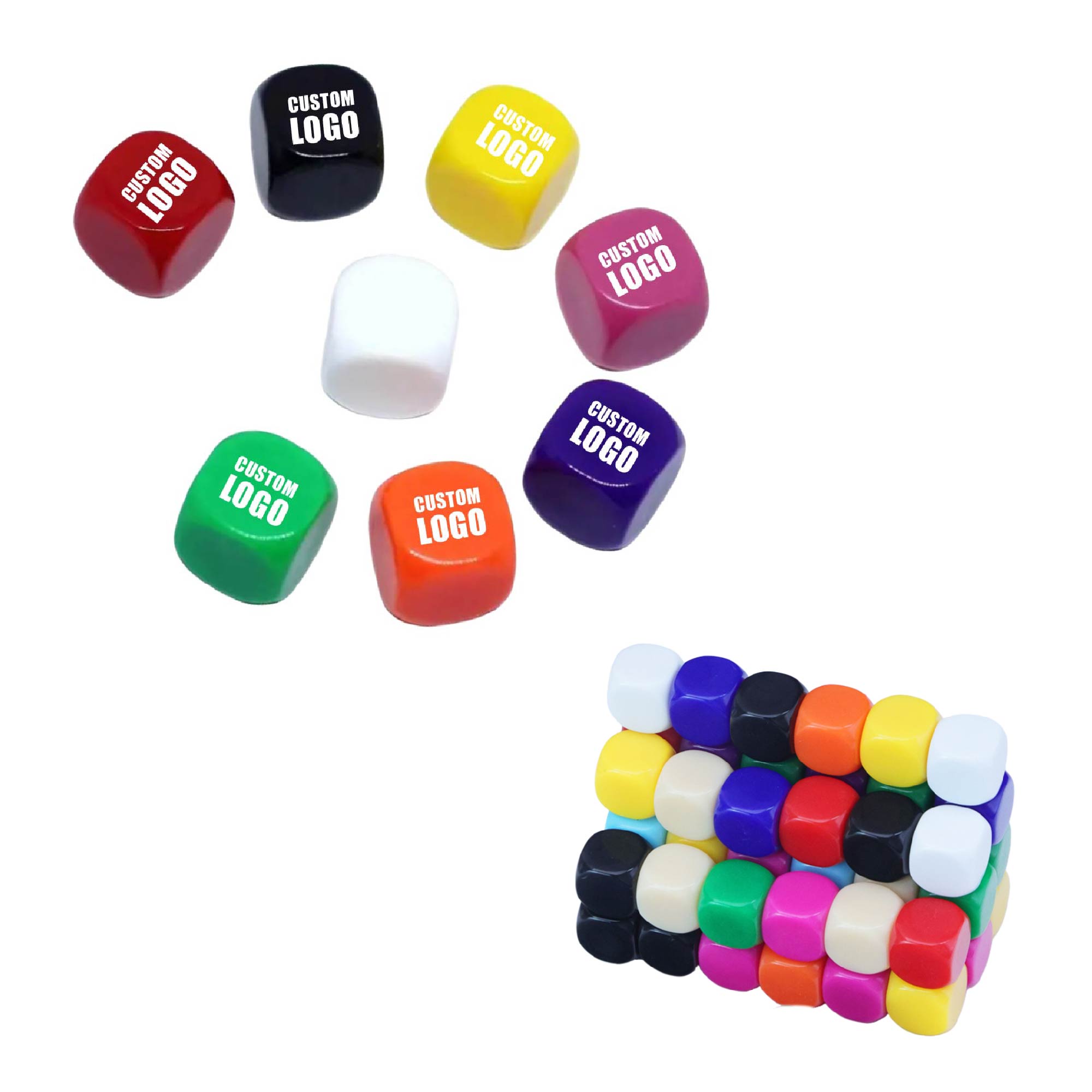 MOQ 200 pcs Game Dice 2