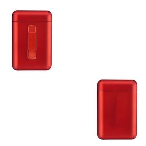 Elegant Cigarette Case With Front Slide Lighter 7