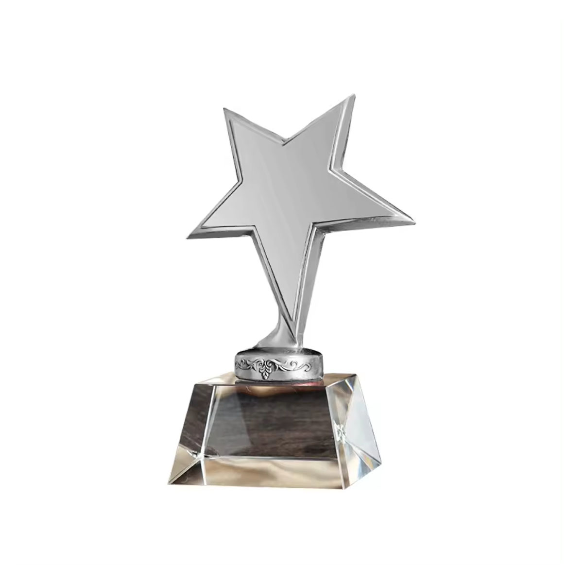 Golden Star with Crystal Pedestal Trophy 6