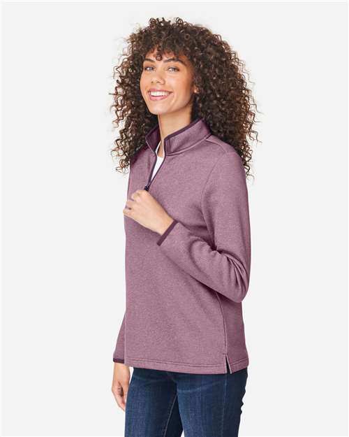 Women's Venture Heathered Stripe Quarter-Zip Pullover - CE73W 15