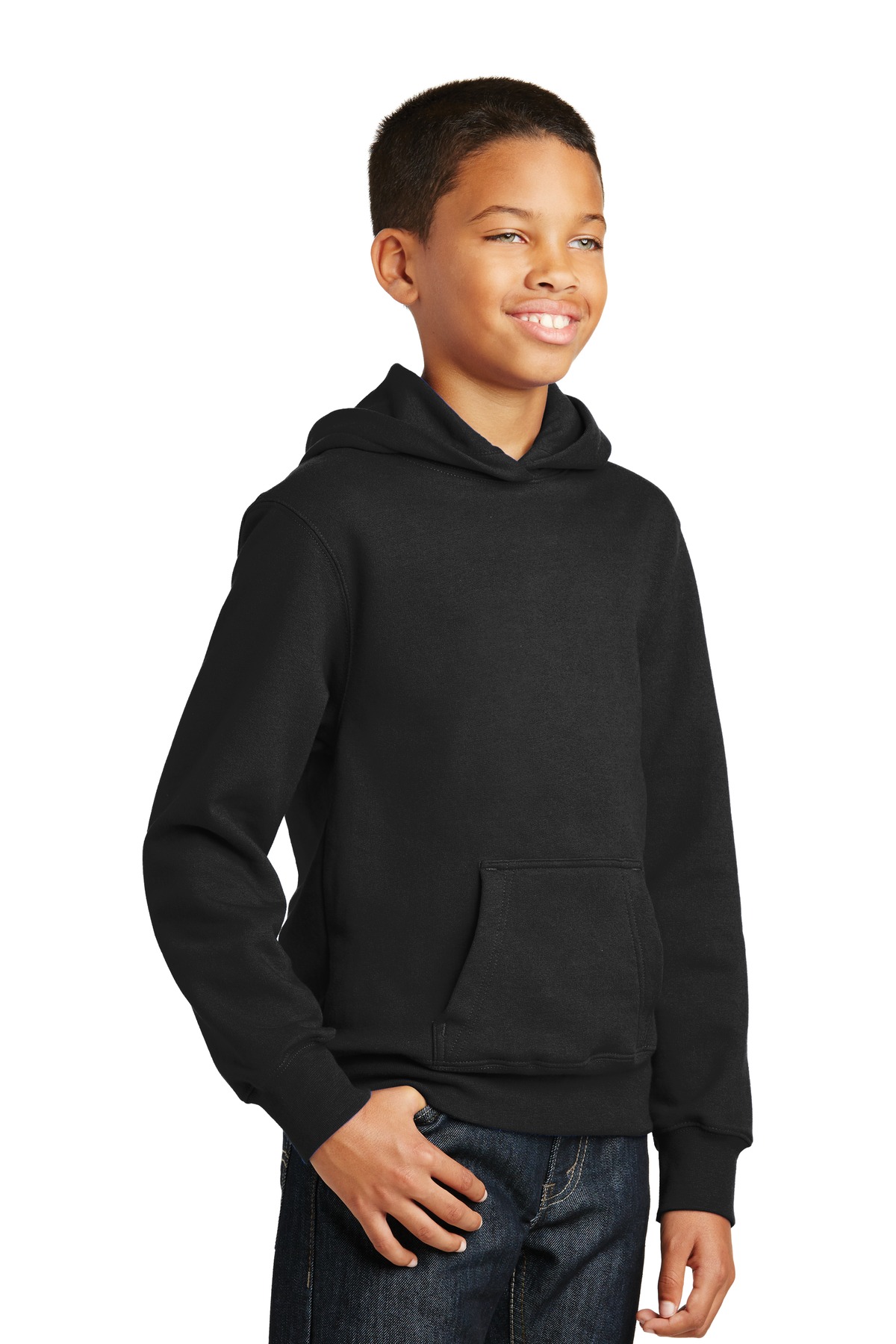 Port & Company® Youth Fan Favorite Fleece Pullover Hooded Sweatshirt 11