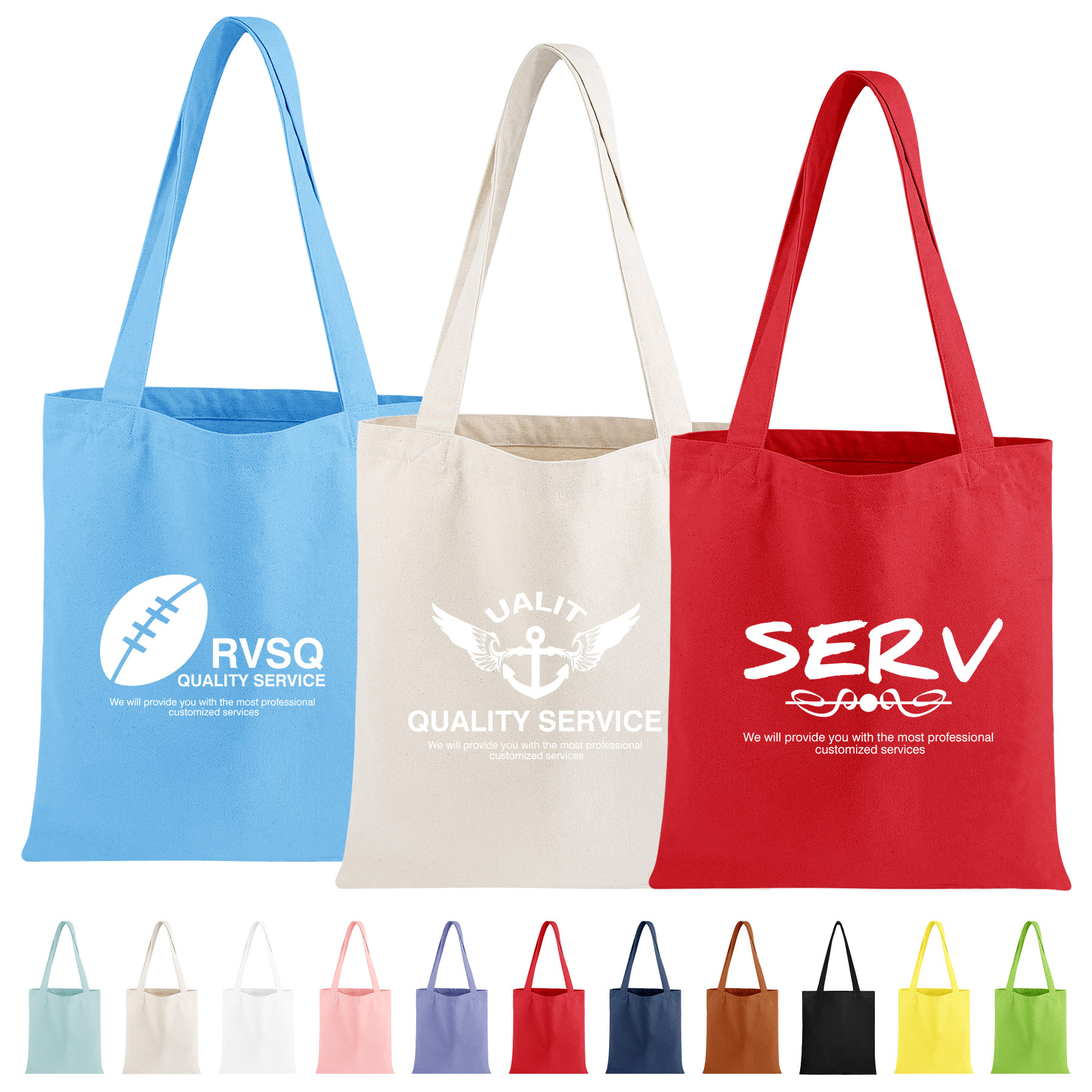 12OZ Poly-Cotton Canvas Tote Bag 1