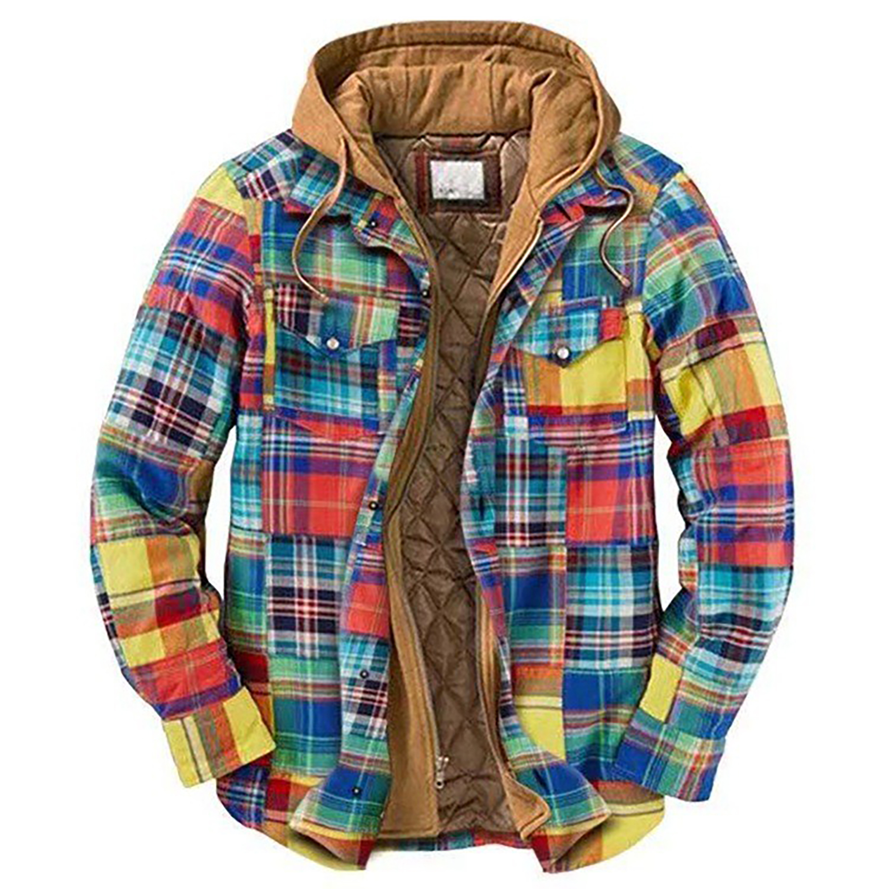 Plaid Cotton Hooded Jacket 18