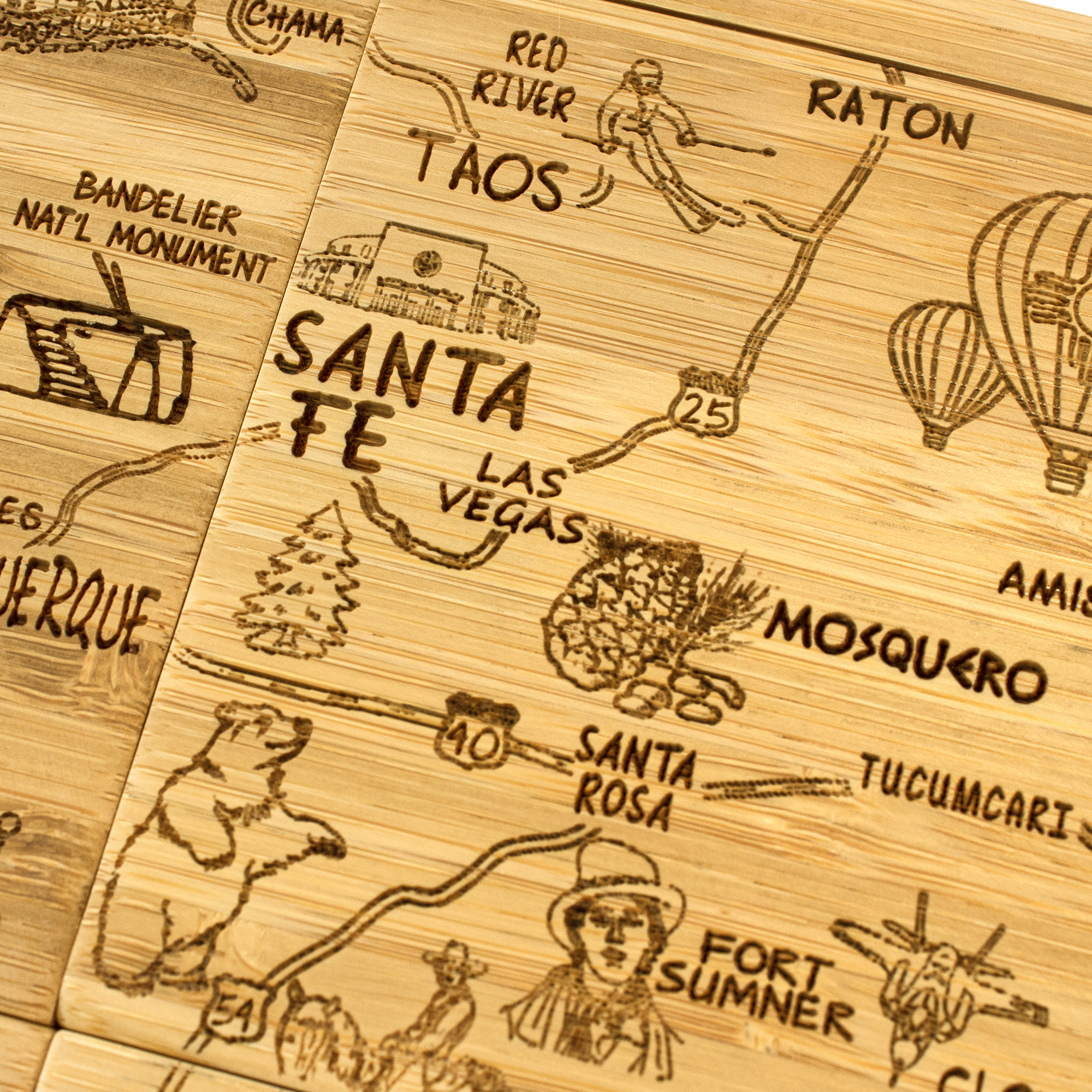 New Mexico Puzzle Coaster Set 2