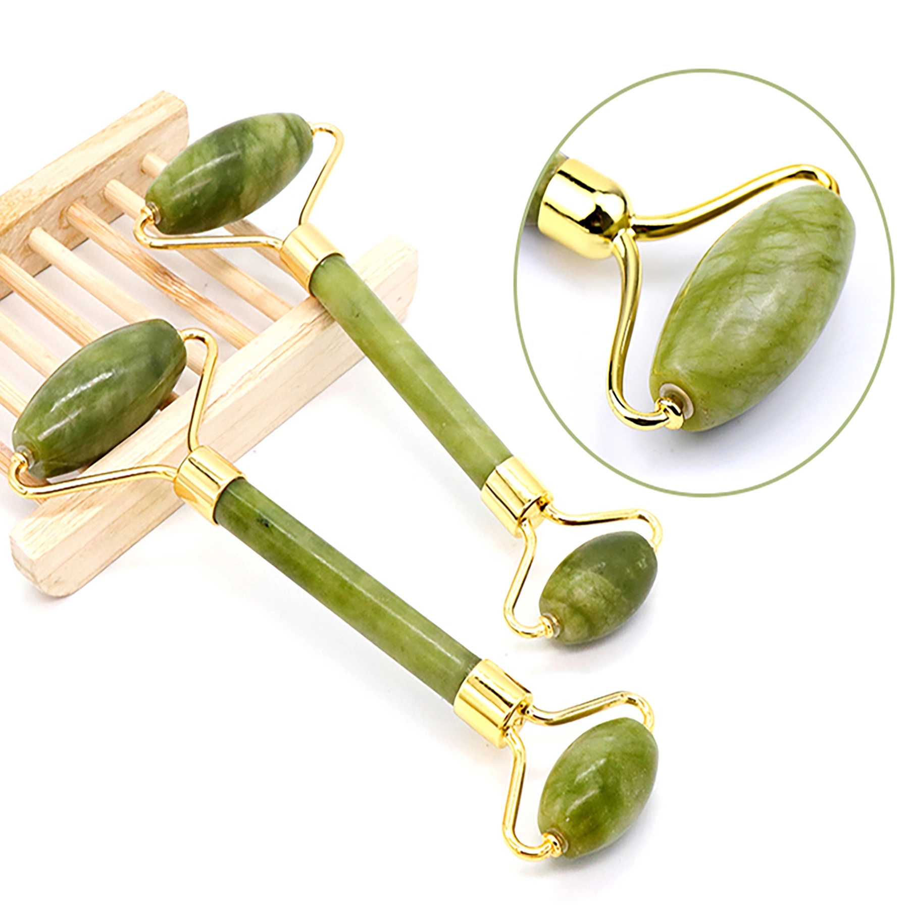 Natural Quartz Facial Jade Roller For Face Massage 2