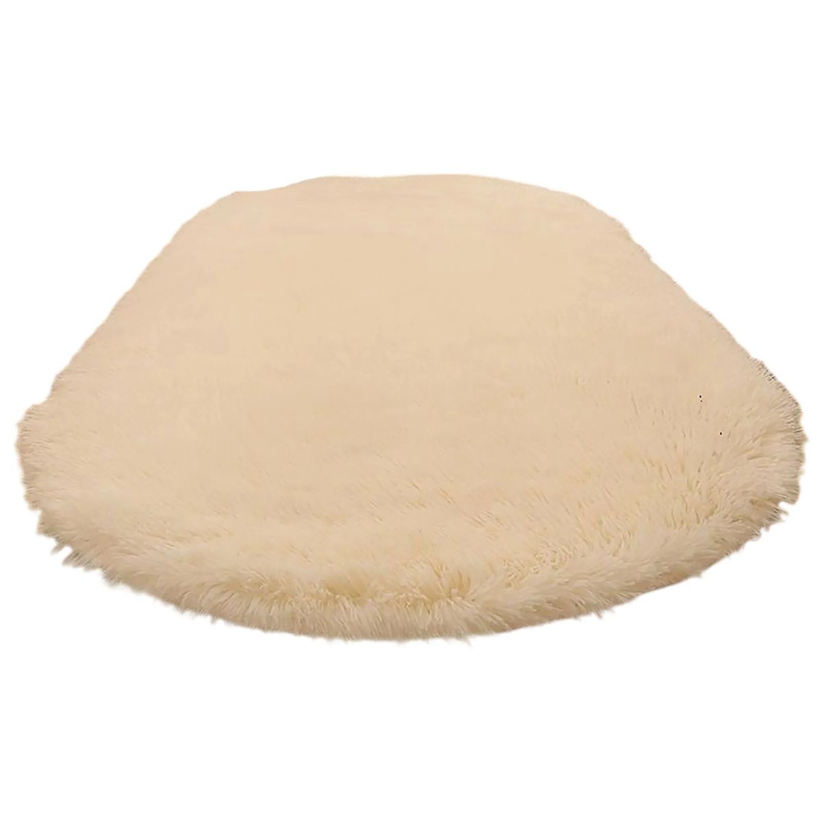 Embroidered Faux Fur Rug for Home Decor 9