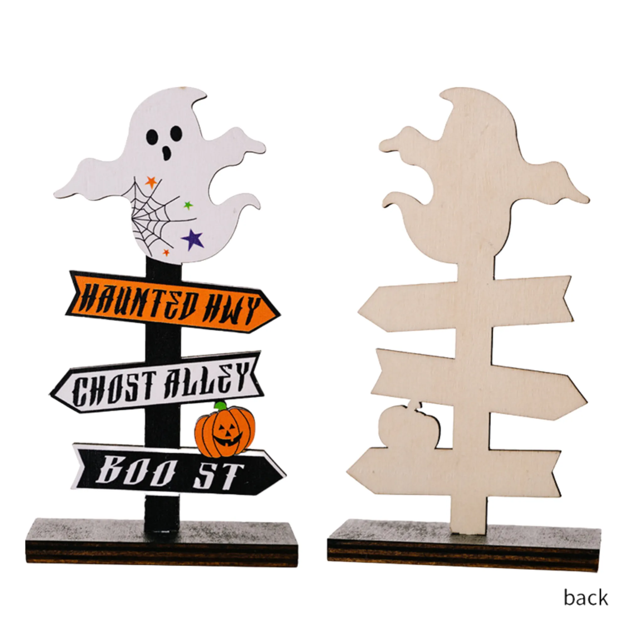Halloween Wooden Ornaments 4