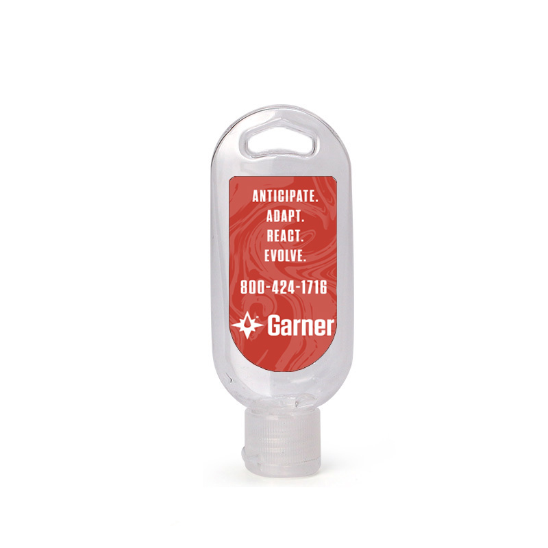 Hand Sanitizer Gel 2 oz (60 ml) with Carabiner 4