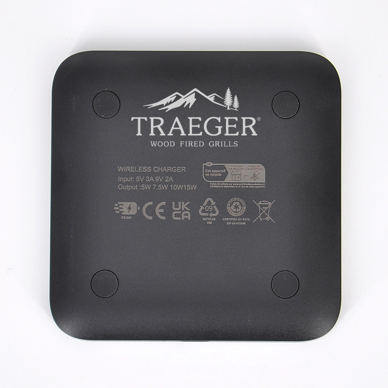 EcoTech Eco-Friendly 15W Wireless Fast Charging Power Bank with Light-Up Logo 2