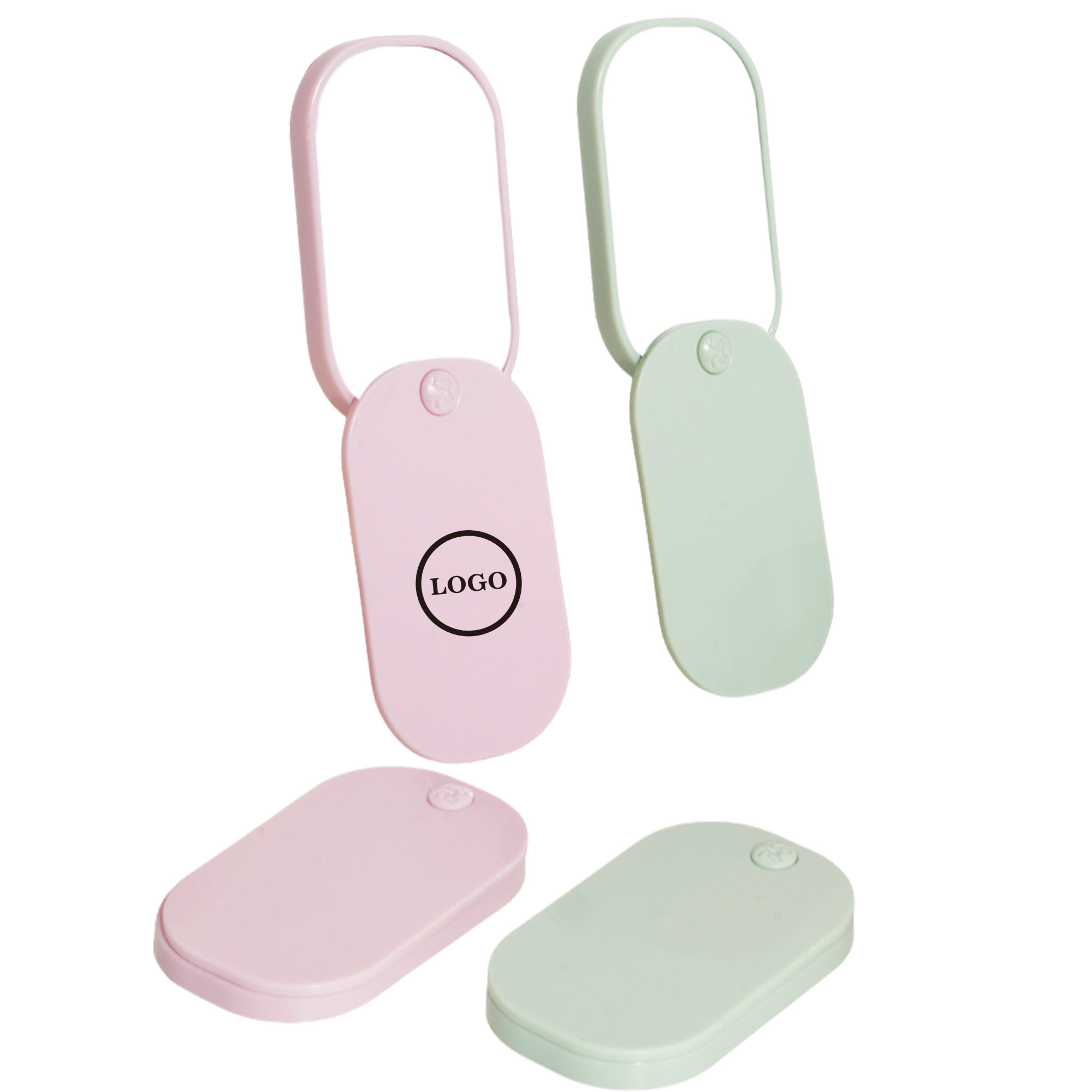 Sliding Square Mirror with Protective Cover for Travel 2