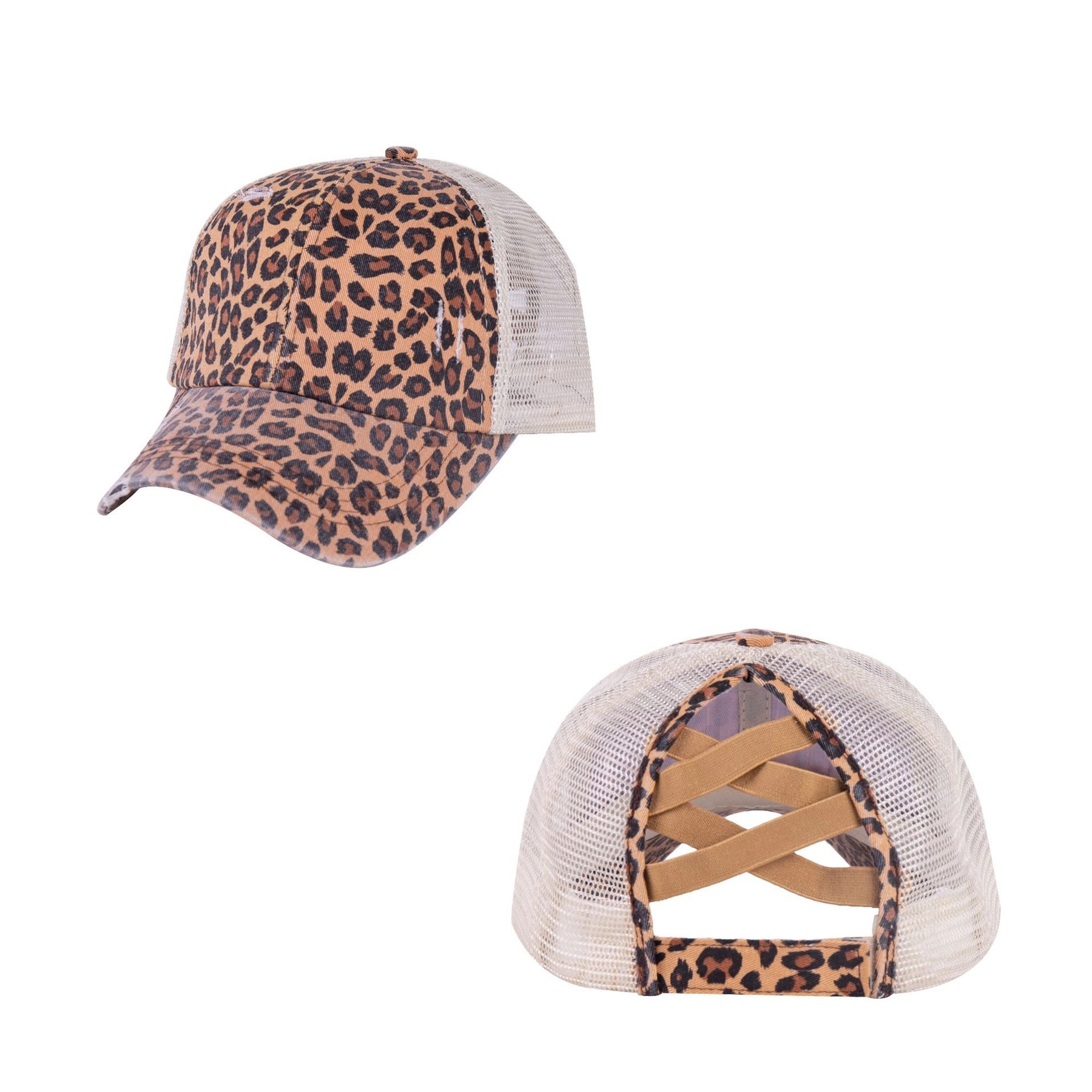 Ponytail Baseball Cap with Mesh 23