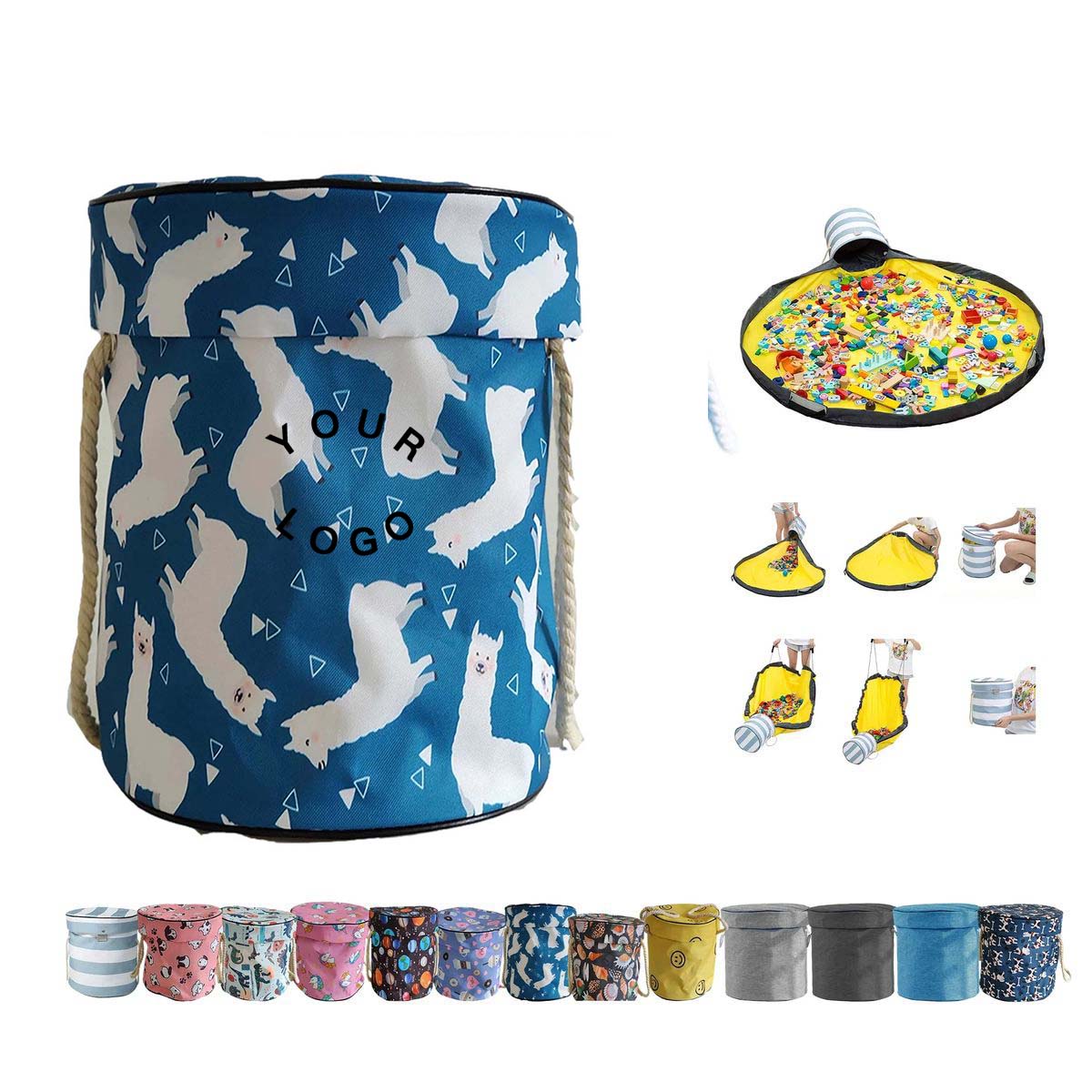 Durable Oxford Cloth Toy Organizer Bag 18