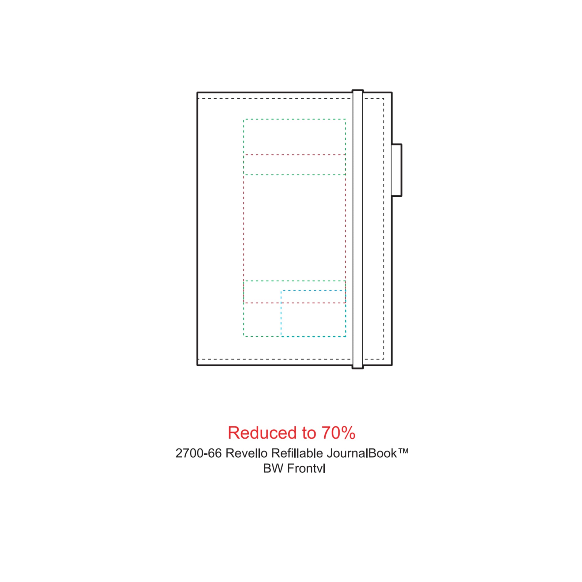 FSC® Mix 5.25" x 7.5" Revello Refillable Journal 5
