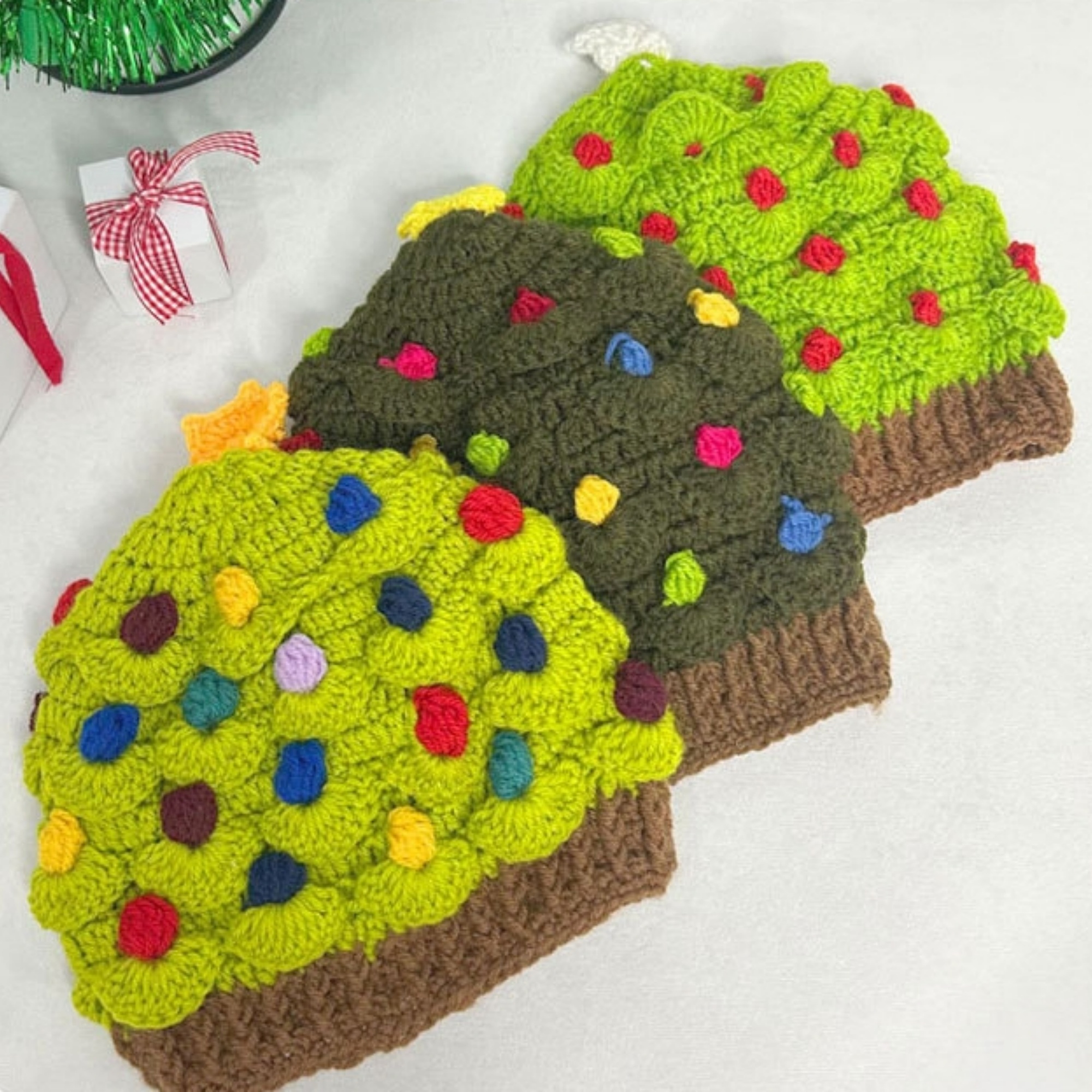 Christmas Knit Beanie Hat Winter Cap 2