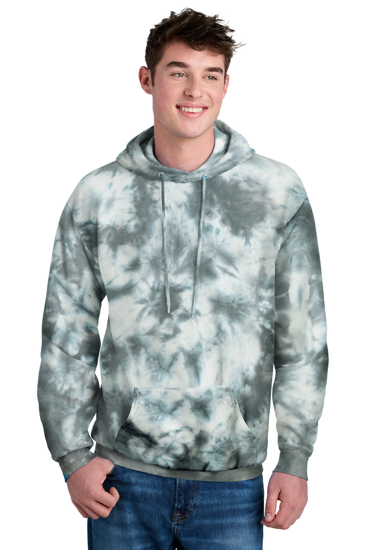 Port & Co Crystal Tie-Dye Pullover Hoodie PC144 40
