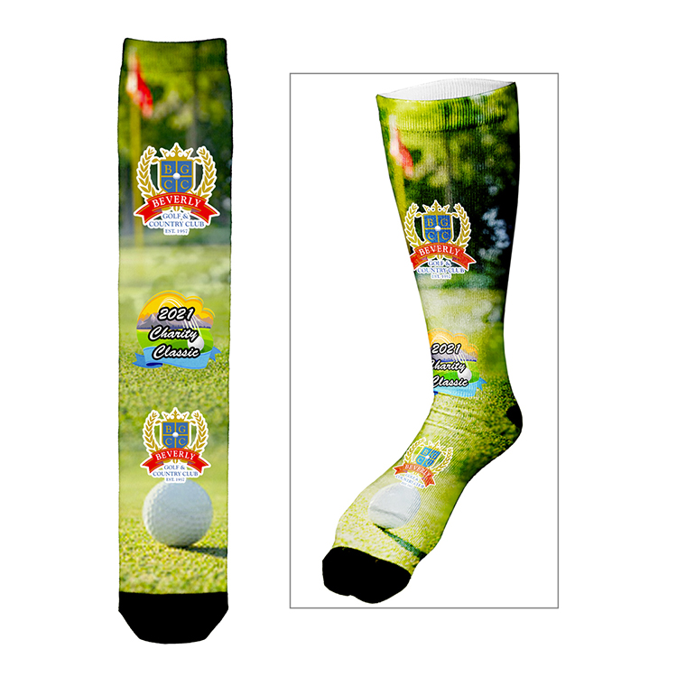 "Thames" Dye Sublimated Dress Socks (Pair) 9