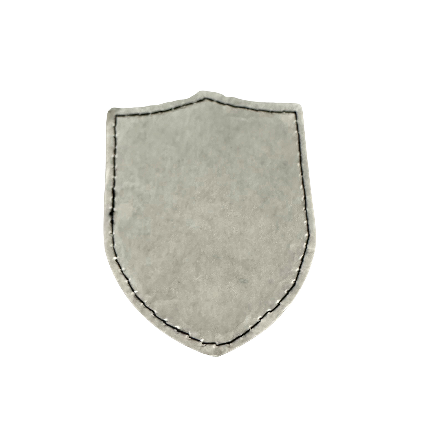 Shield Shape Leatherette Patch 6