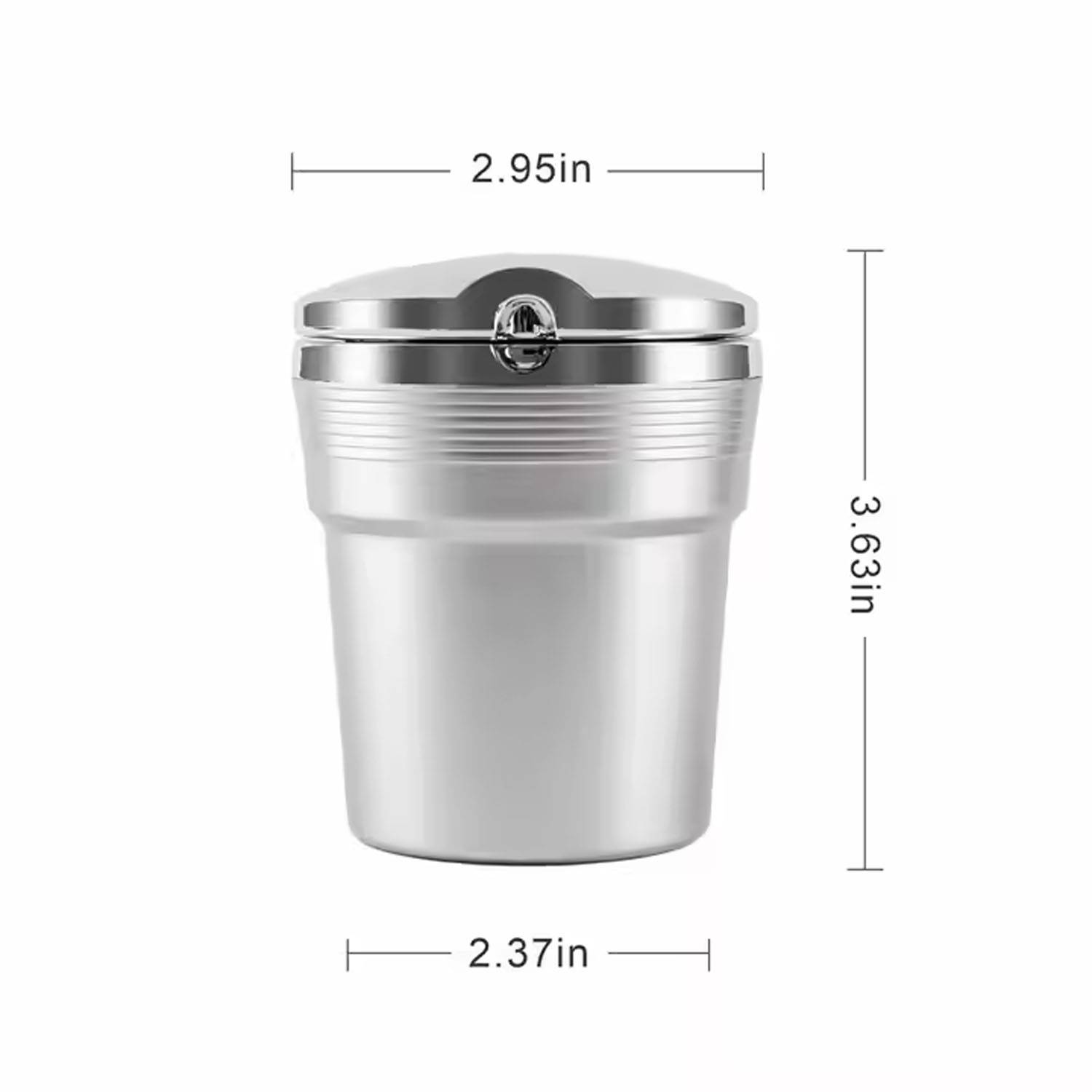 Multi-Functional Heat Resistant Car Ashtray w/ LED Light 7