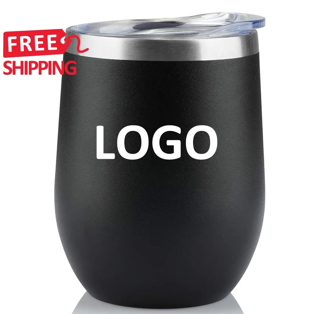 Stainless Steel Wine Tumbler with Lid Insulated Travel Mug 5