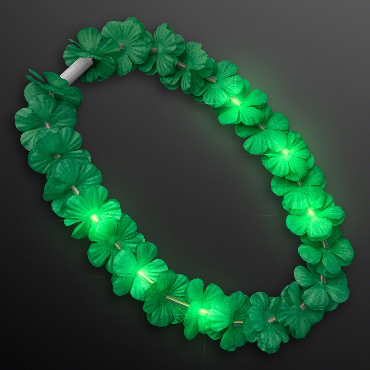 LED Hawaiian Flower Lei Party Necklaces 3