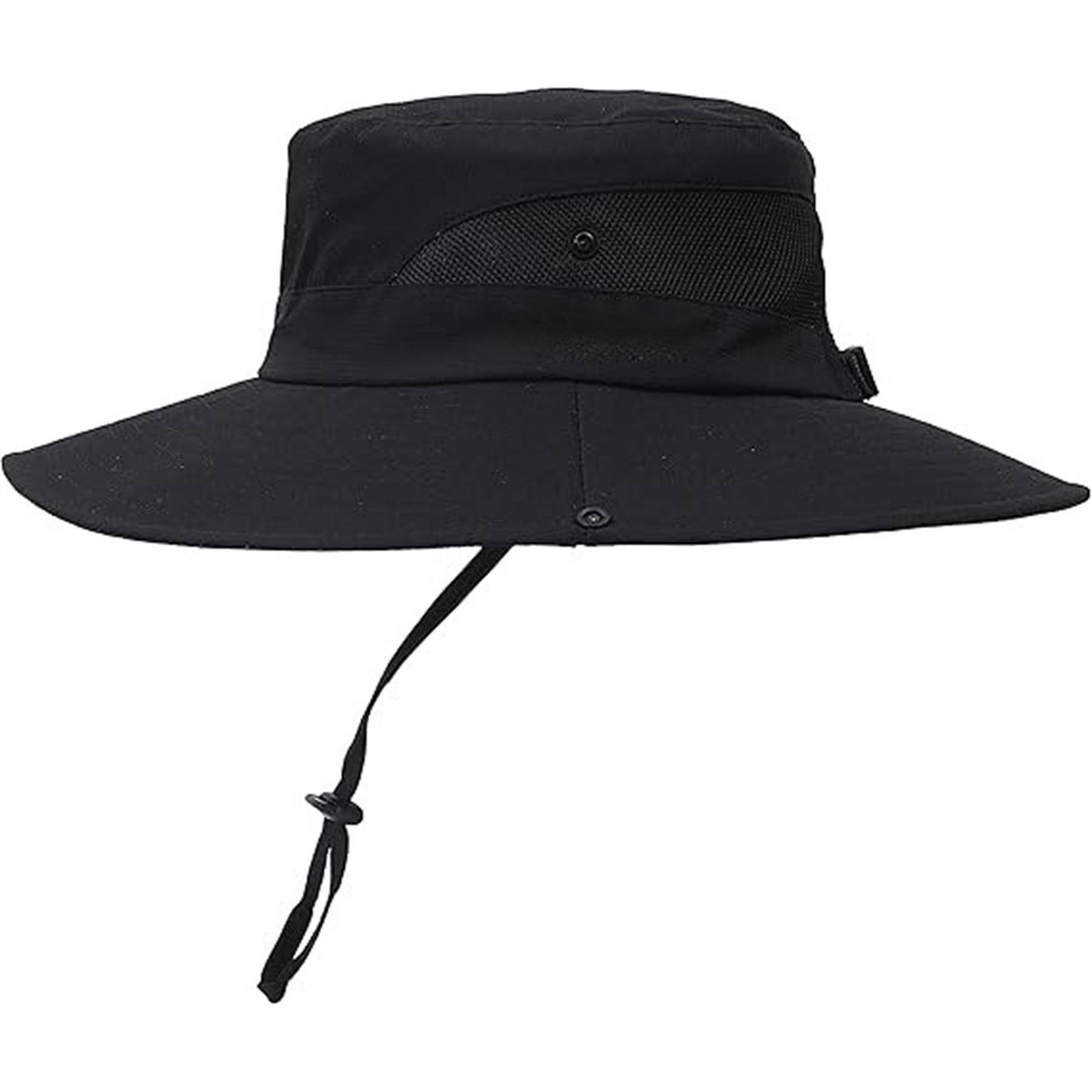 Womens Summer Foldable Cool Mesh Ponytail Bucket Hat 10