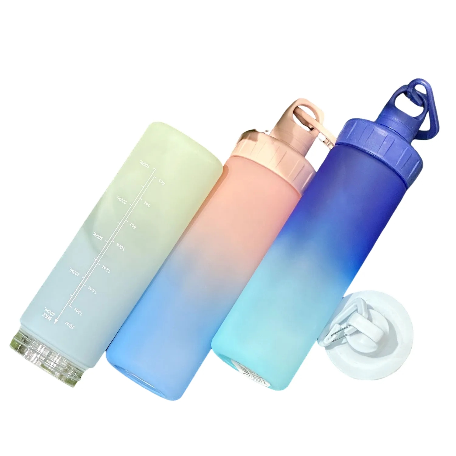 20.3 oz High Quality Gradient PP Sports Water Bottle 6