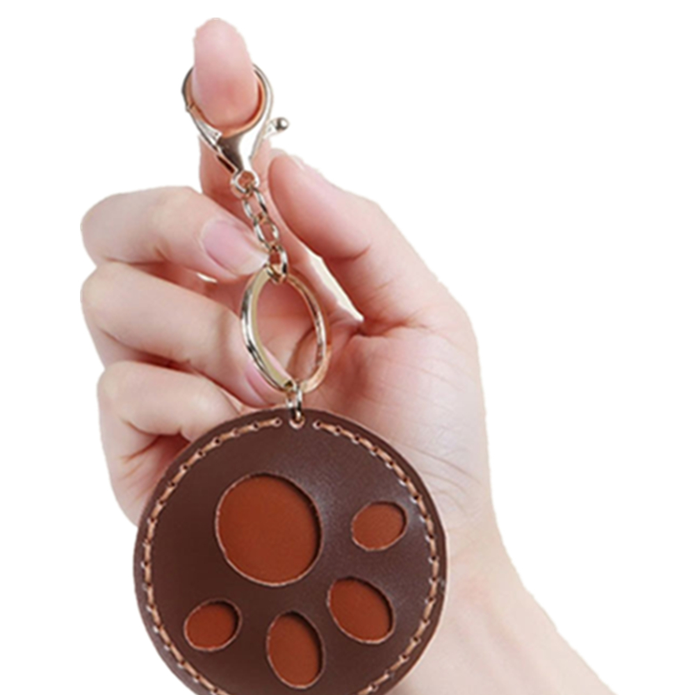 Cat Paw Leather Key Ring Key Chain 3