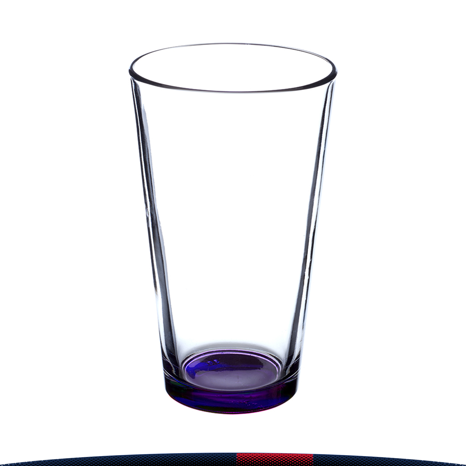 16 oz. Colored Bottom Water Glasses 4