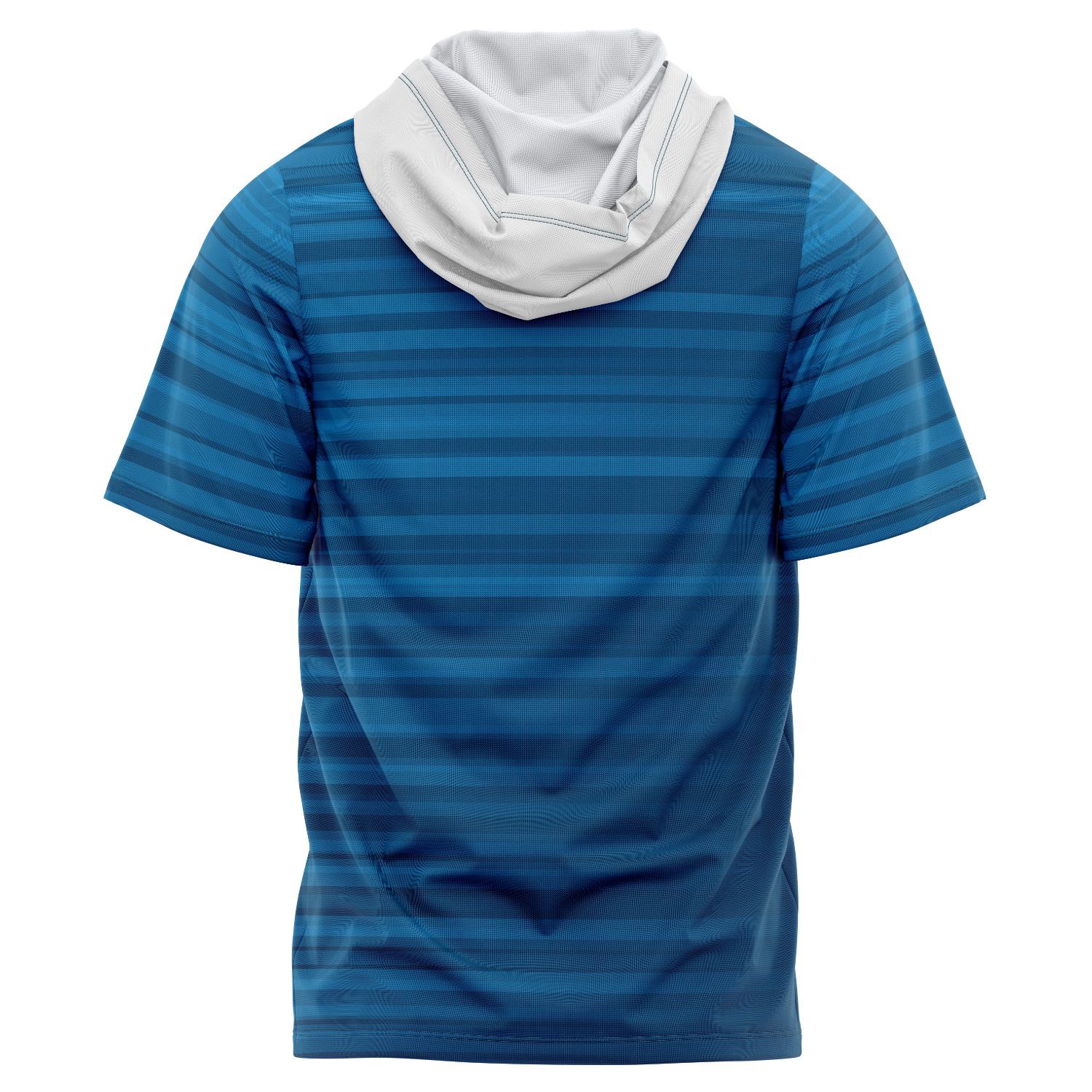 Unisex 160 GSM Brushed Milk Silk Sublimation Short Sleeve Hoodie T-shirt 1