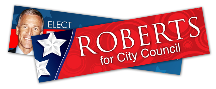 Political Campaign Bumper Sticker - UV-Coated Vinyl (11x3) 2