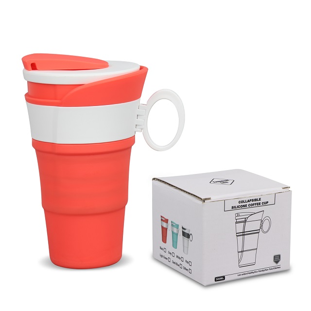Foldable Silicone Drinking Cup 300ml 3