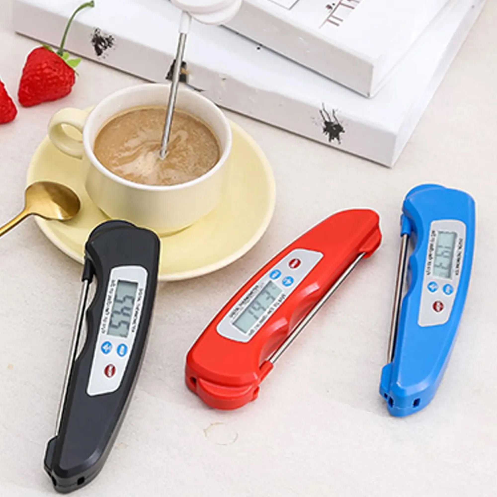 Foldable Digital Food Thermometer Instant Read 4