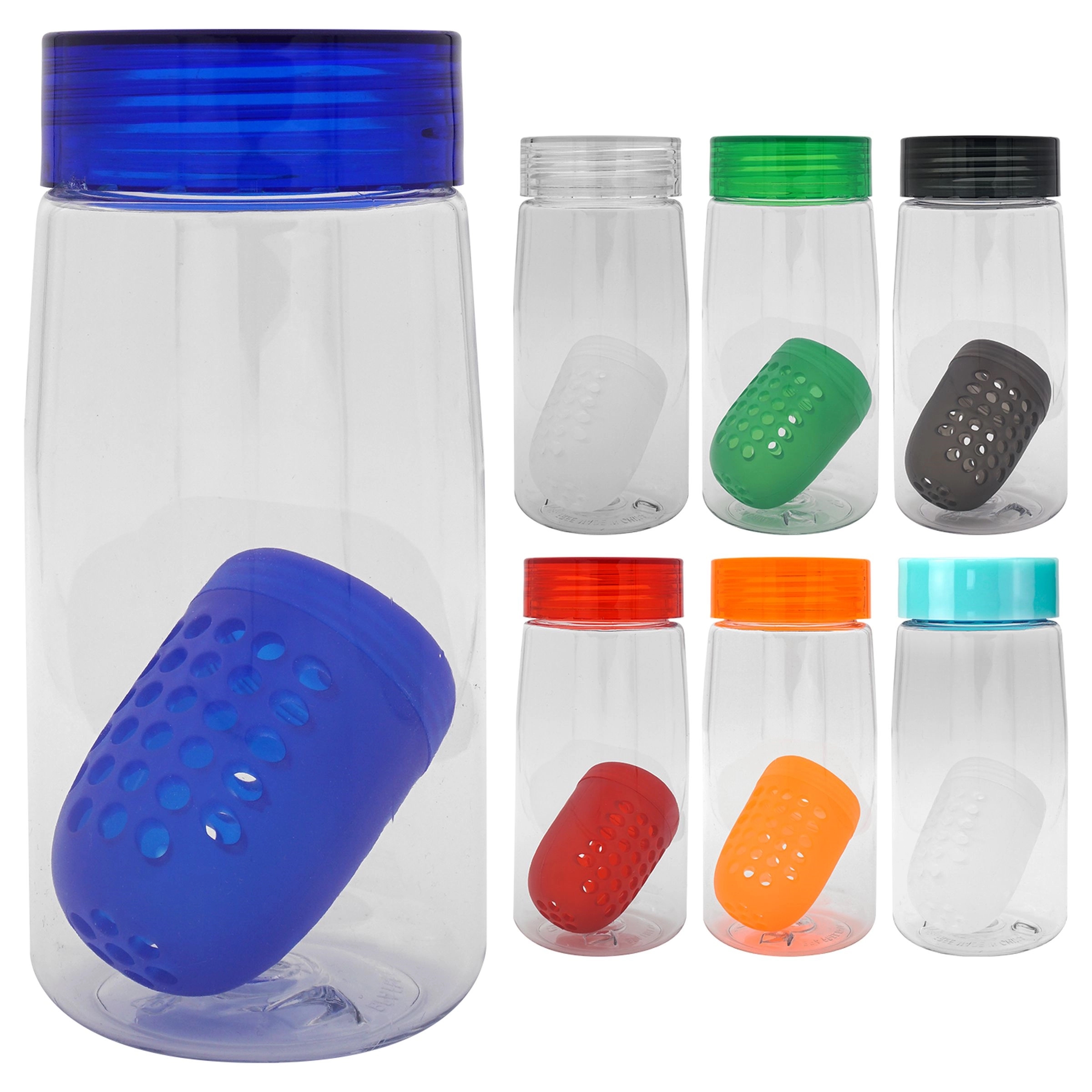 Clear View 18 oz. Recycled Bottle with Floating Infuser 13