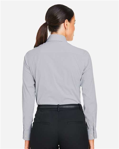 Women's CrownLux Performance® Microstripe Dress Shirt - DG537W 20
