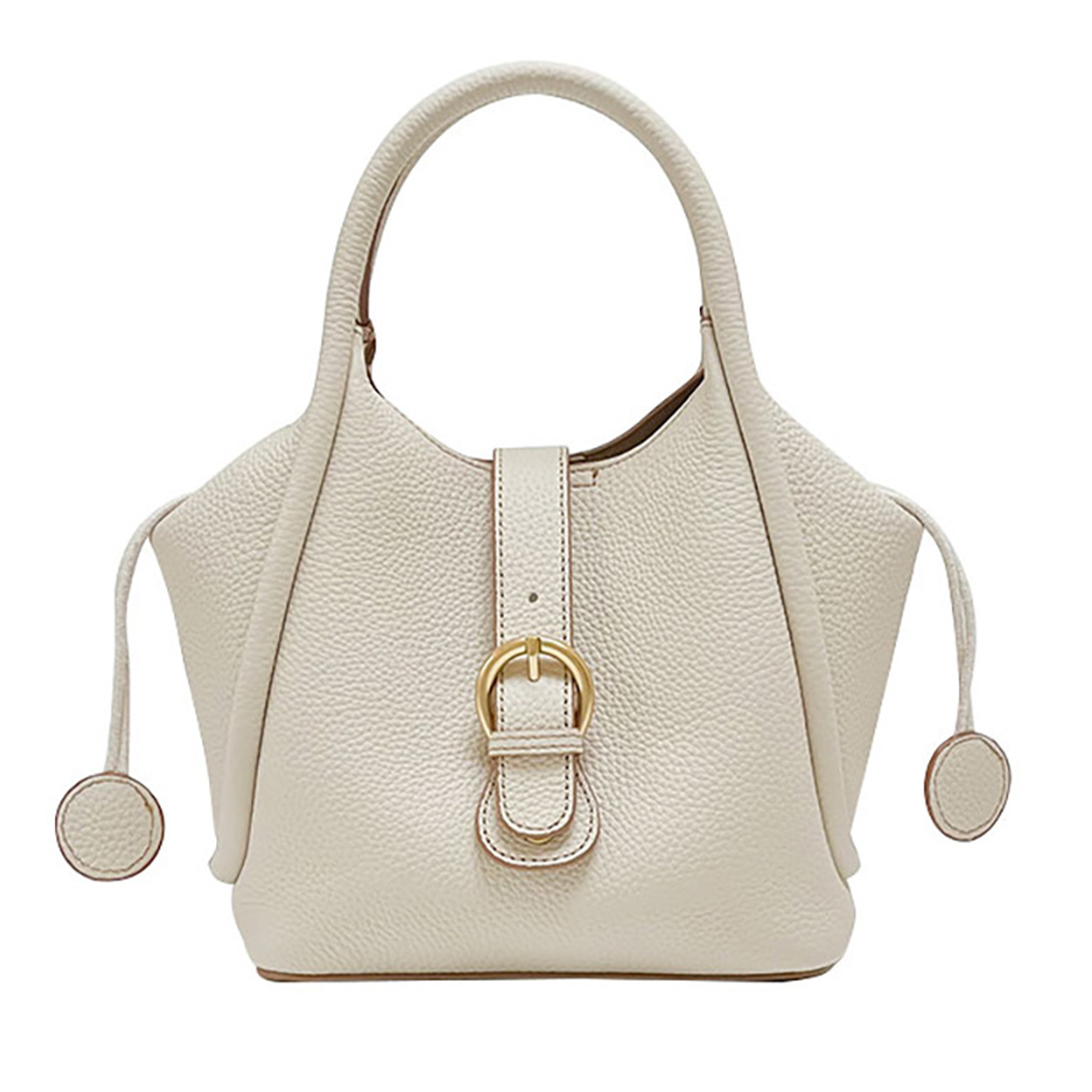 Genuine Leather Simple geometric shoulder cross-body bag 2