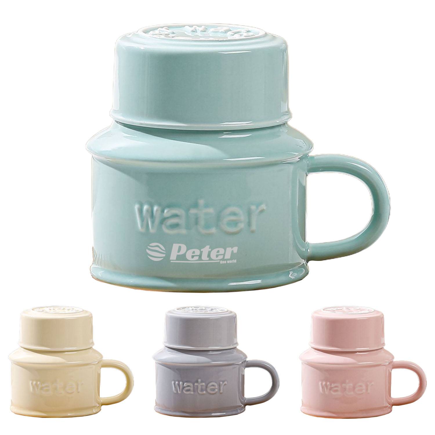 15oz Durable Ceramic Mug w/ Handle and Large Capacity 2