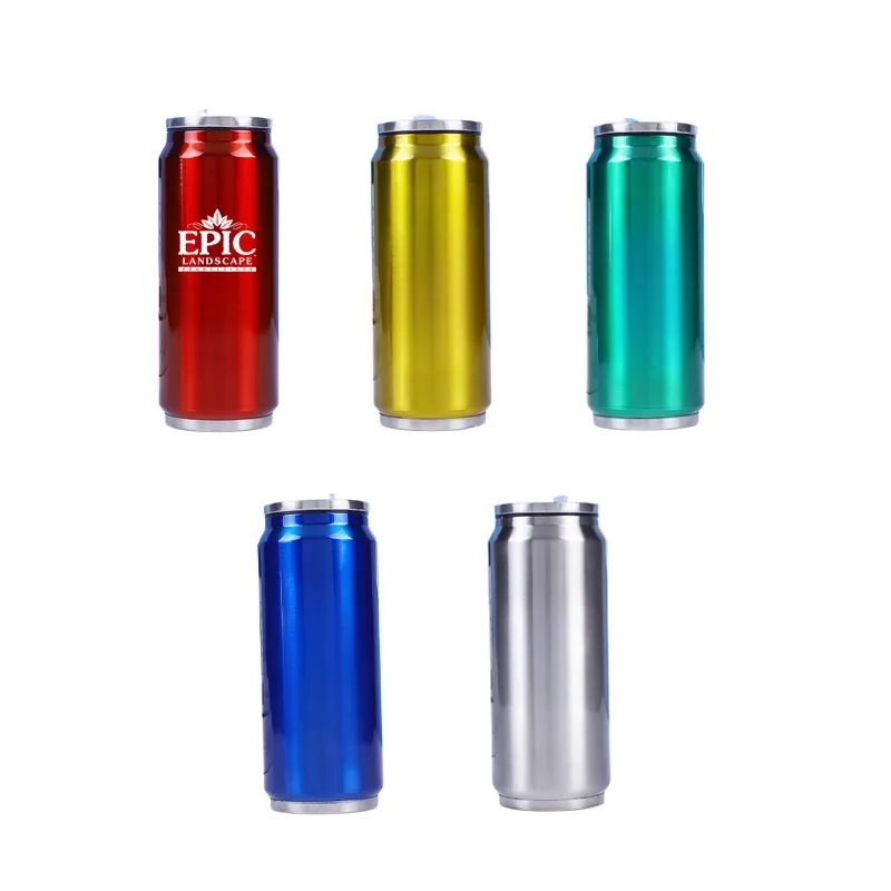 17 Oz Stainless Steel Vacuum Cola Can Tumbler 1