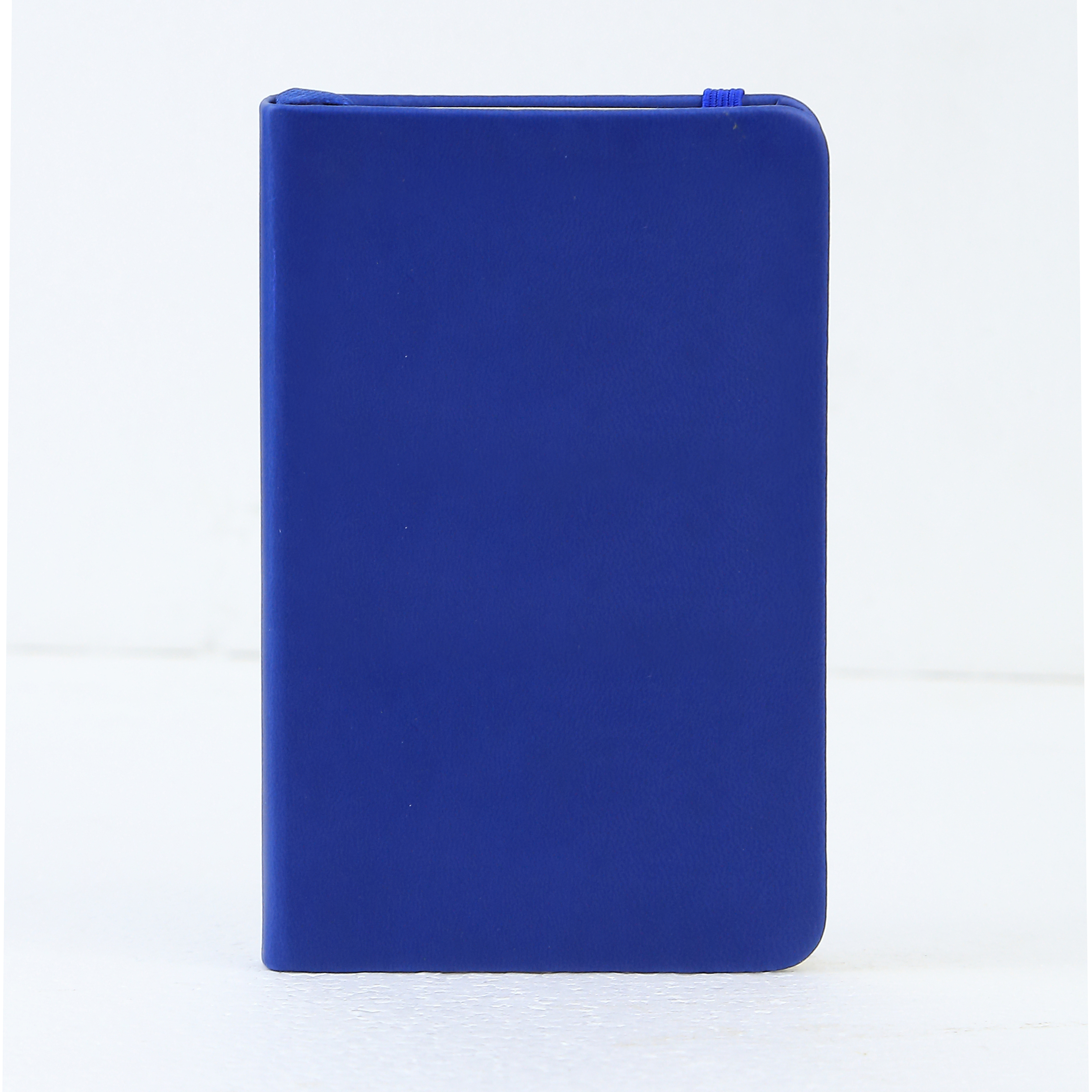 Classic Italian PU Leather 3 3/4"W x 5 5/8"H 160 Pages Pocket Journal 7