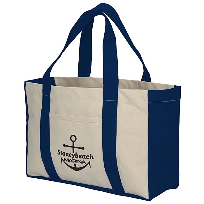 Small 18 oz. Cotton Utility Tote, custom tote bag with logo imprint 4