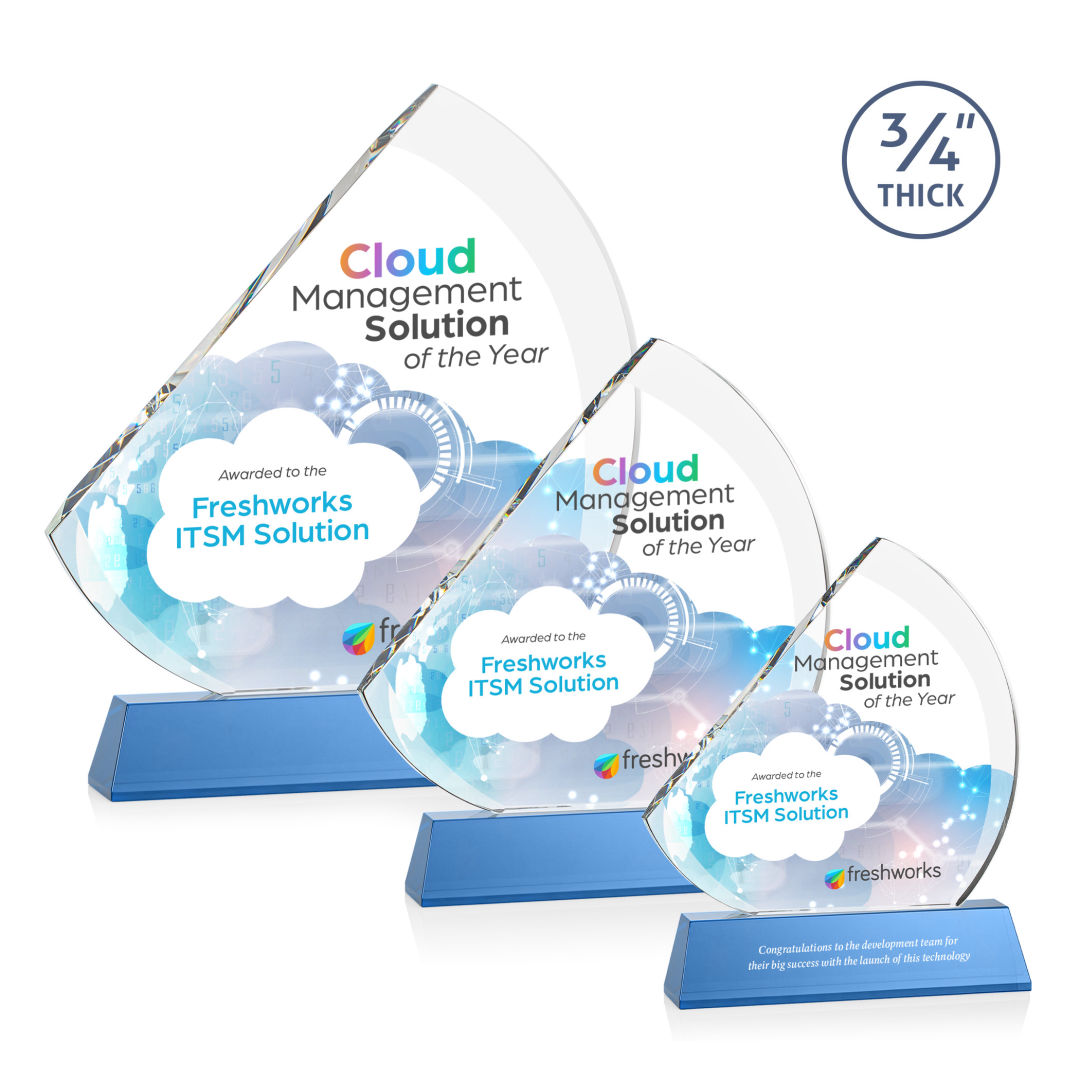 Nantucket VividPrint™ Award on Newhaven - Sky Blue 7