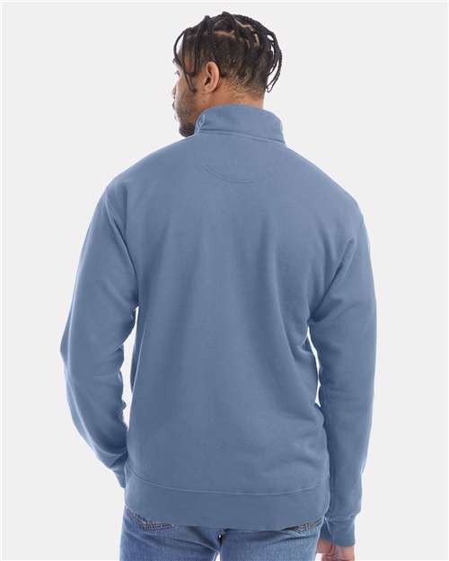 Unisex Garment-Dyed Quarter-Zip Sweatshirt - GDH425 27