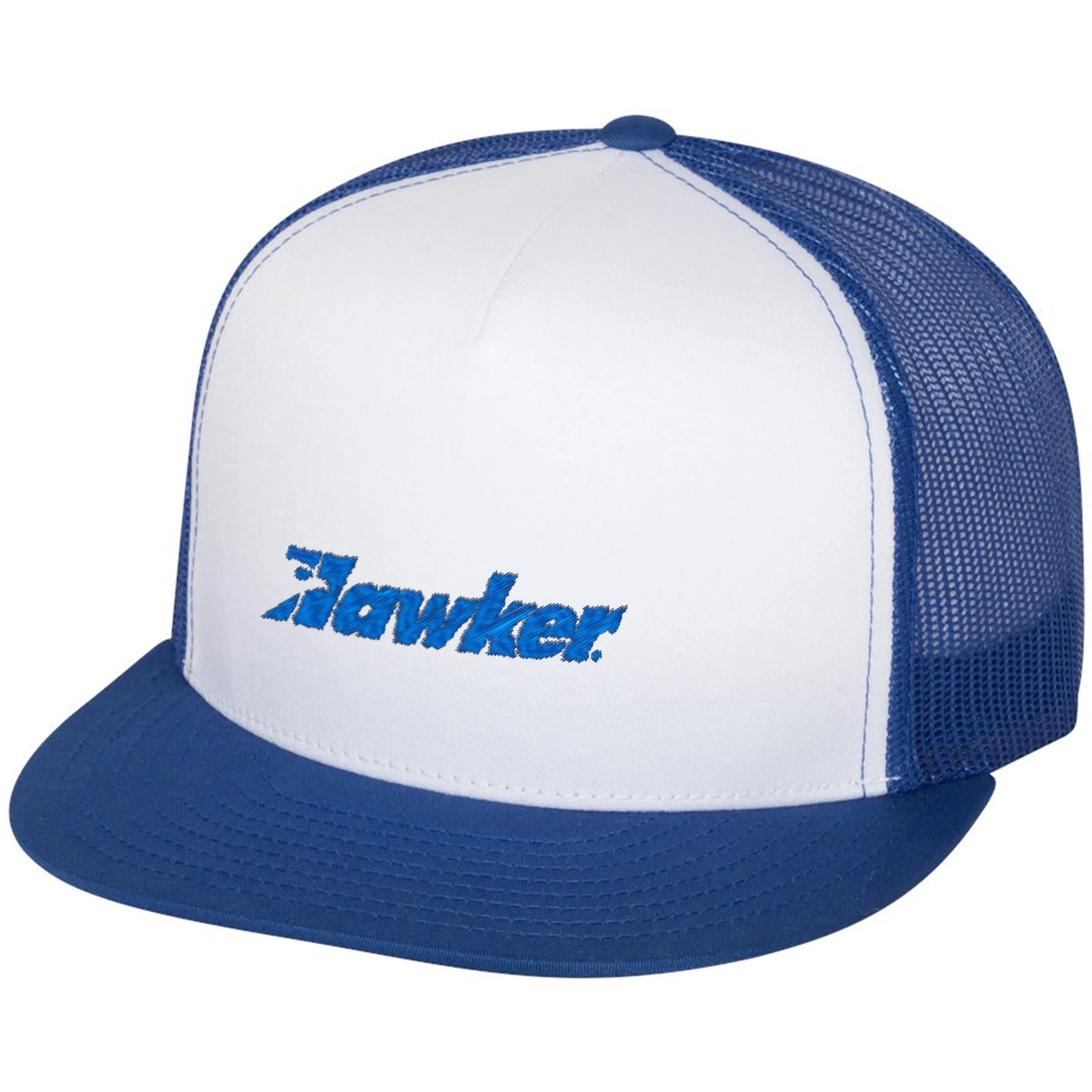 YUPOONG-CLASSIC FLAT BILL TRUCKER CAP 4