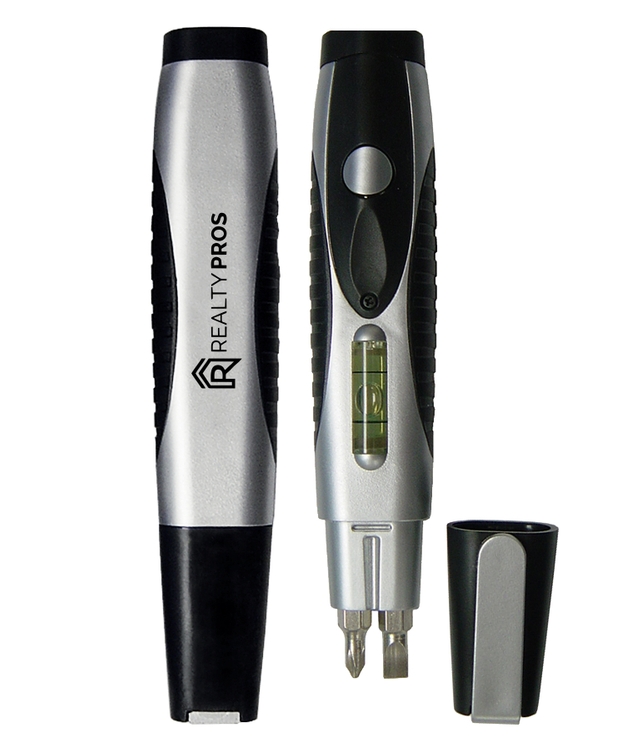 3-in1 Multi-Tool, Screwdriver, Level & LED Flashlight - One Color 2