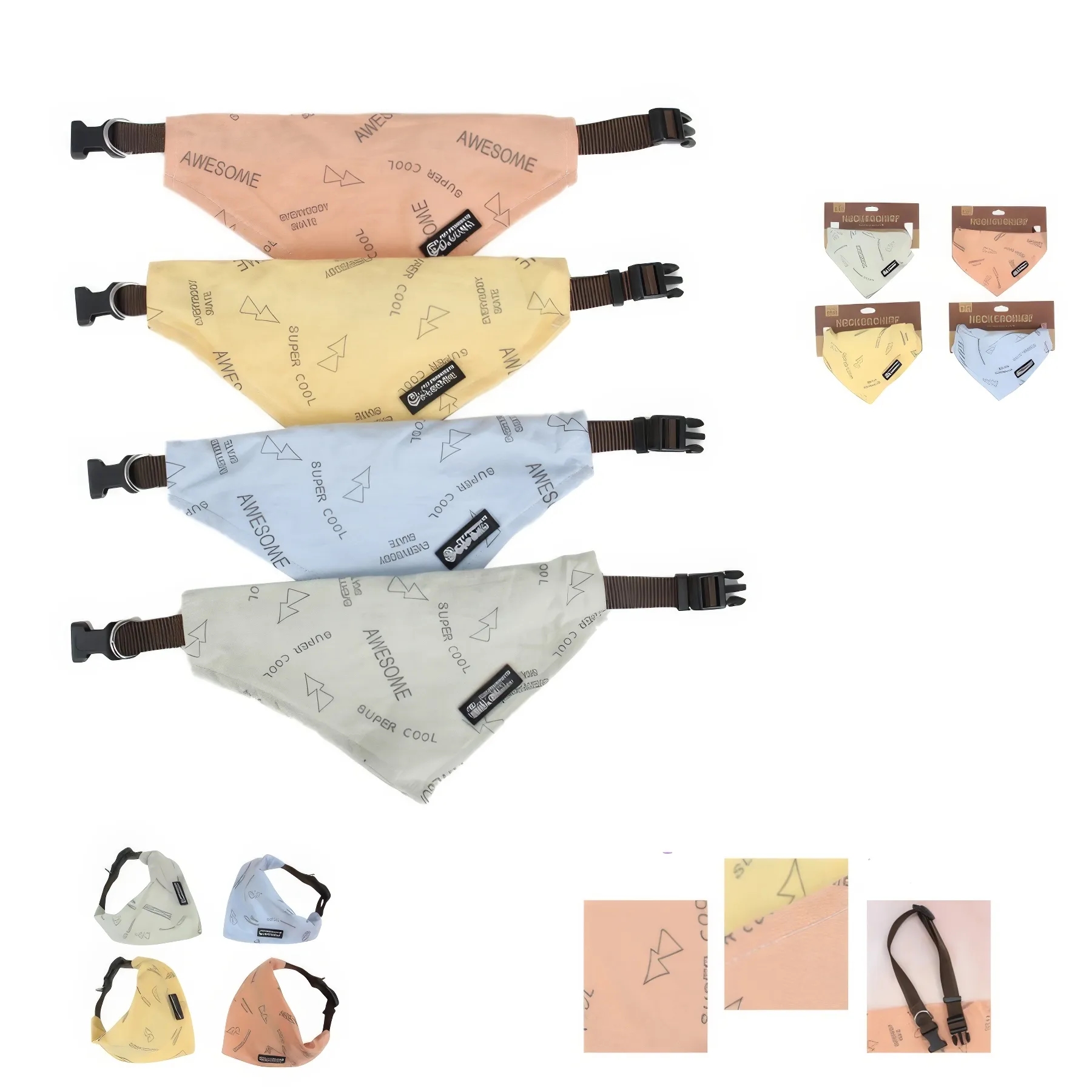 Adjuatable Cotton Collar Scarf 5