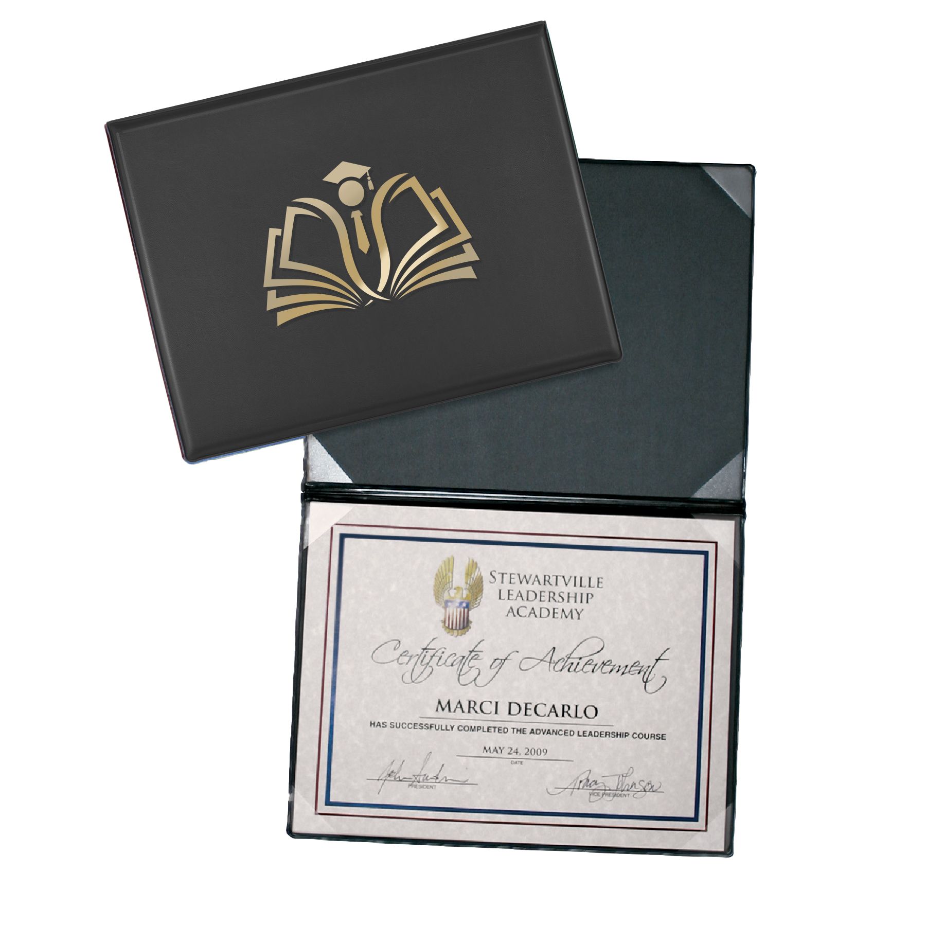 Deluxe Certificate/Diploma Holder - 8 Corners 12