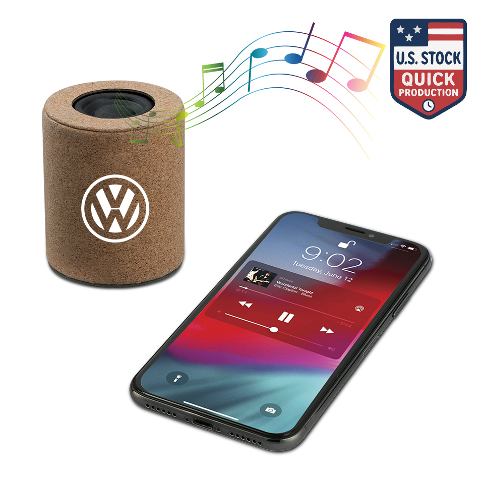 SonicWave Eco-Friendly Bluetooth Speaker With Cork Material 5